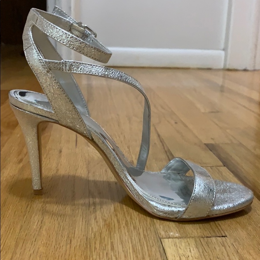 Gianni Bini Silver High Heel Shoes